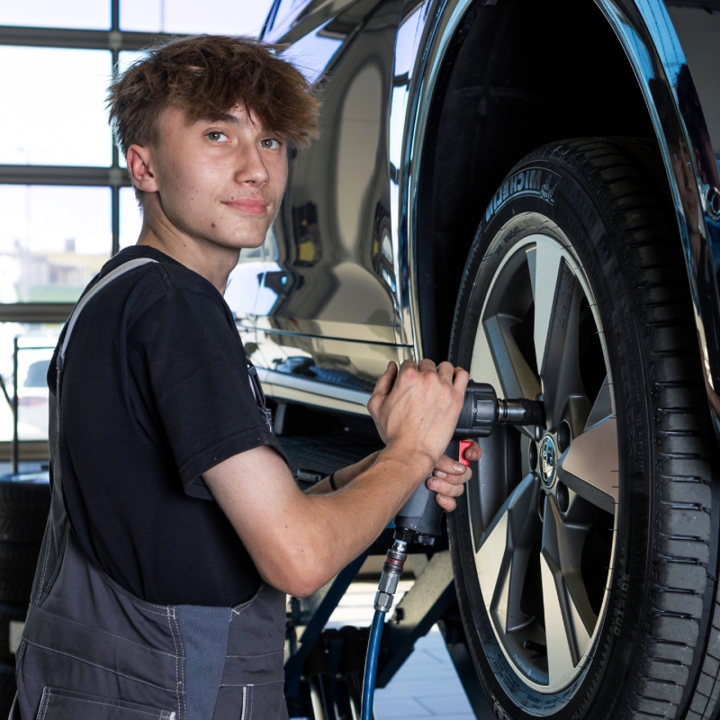 Reifenwechsel bei Senker